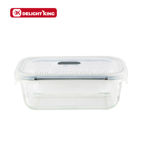 Laser Logo Glass Airtight Food Container With Vent